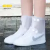 Cubrezapatos, Impermeables, Antideslizantes para Lluvia para Hombres y Mujeres, Botas de Lluvia para Días Lluviosos, Engrosados y Resistentes al Desgaste, Cubrezapatos de Lluvia de Silicona Imitación para Exteriores