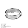 Molde de Corte de Anel Redondo Oval Coração Quadrado Torre Transfronteiriço Malha Plástica Anel de Mousse para Bolo Ferramenta de Confeitaria para Fondant