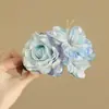 Mariposa Amor Flor Alma~Horquilla Azul Original Flor Primavera Nueva Tocado Mariposa Estilo Festivo Horquilla de Alta Gama