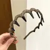 Venta al por mayor de fábrica paquete de cabello diadema para el cabello diadema nueva para mujer para lavarse la cara con dientes antideslizante para cabello corto rebelde pinza para el cabello cueva para el cabello