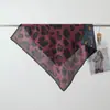 Lenço de Seda Imitação Veludo para Mulheres, Estilo Retro Novo, Estampa Patchwork, Rejuvenescedor, Dupla Face, Cor Diferente, Lenço Quadrado Grande, Toalha de Praia para Viagem, Proteção Solar