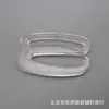 Traje de baño ropa interior sujetador hebilla correa hebilla ajustable plástico transparente 8+0+9 palabra correa de hombro sujetador hebilla ajustable