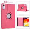 Adequado para Capa de Couro para Tablet Redmi Padse 11, Capa Protetora Redmi Se 8.7 com Padrão Lichia Giratória 360 Graus