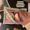 Bolsa de armazenamento em rede estilo Ouyang Nana, de alto valor, multiuso, grande capacidade, nécessaire e bolsa para artigos diversos portátil para passeios
