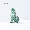 Cross-border Natural Crystal Little Wolf Carving Crystal Animal Raw Stone Ore Espécime Home Decoração Ornamentos