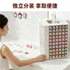 Estante giratória em formato de garrafa para guardar miçangas, kit de artesanato DIY com ferramentas, 221 cores, conjunto completo de materiais, estante de armazenamento