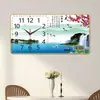 2022 Novo Calendário Relógio de Sala de Jantar Relógio de Parede Sala de Estar Relógio de Parede sem Furar Quarto Relógio de Parede Silencioso Relógio Relógio