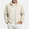 Otoño Transfronterizo Amazon Chaqueta 3D para Hombre Nueva Chaqueta Deportiva Casual para Hombre Chaqueta de Color Sólido Deportes al Aire Libre