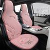 Cojín para Asiento de Coche Cojín de Invierno Cojín para Coche Cojín de Felpa Otoño e Invierno Terciopelo Corto Cojín de Felpa Funda de Asiento Linda Media Funda de Asiento