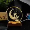 Enfeites Criativos de Cristal para Amantes, Aniversários, Casamentos, Mesas de Cabeceira, Estações de Trabalho, Decorações Luminosas, Presentes de Aniversário