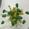 Madera Coccinella septempunctata Simulación Micro Paisaje Decoración Pastel Jardinería Maceta Animal Pequeño Escarabajo Mariquitas