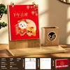 2027 Portalápices de Madera Calendario Personalizado Arte de Hierro Calendario Mensual Personalización Empresarial Impresión Publicitaria Regalo Empresarial