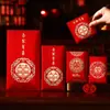 Envelope de Presente de Casamento para Troca de Nome, Presente de Retorno de Casamento de Mil Yuan, Pequeno Envelope Vermelho com o Caractere "Felicidade Dupla" para Bloquear a Porta, Mini Pacote Vermelho Criativo