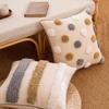 Homestay ins Style Tufted Pillowcase Nordic Geometric Sala de Estar Sofá Almofada Cintura Almofada Rainbow Tassel Quarto Almofada