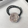 Colar Gargantilha Flor Rosa de Verão de Nicho Feminino Seda Flor de Planta Alça Colar Corrente Clavícula