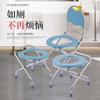 Silla de Inodoro Gruesa al por Mayor para Mujeres Embarazadas y Ancianos Taburete de Inodoro Simple Plegable Móvil para Adultos