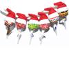 Decoraciones Navideñas Mini Sombrero Navideño Juego de Cubiertos Navideños Tapa para Botella de Vino Juego de Cubiertos Mini Sombrero de Fieltro