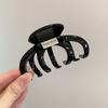 Accesorios para el cabello simples de moda, decoración de letras versátil, sentido avanzado, parte trasera de la cabeza, clip de calabaza con destellos dorados, clip de tiburón, clip de agarre grande