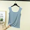 Nuevo Chaleco de Modal Talla Grande para Verano, Corte Holgado, Adecuado para Usar en Capas o Solo, Top sin Mangas, Camiseta Base Delgada