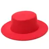 Directo de fábrica otoño e invierno moda sombrero simple coreano retro sombrero de lana británico sombrero plano para mujer
