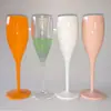 Venta directa de fábrica de Guangdong vaso de vino de plástico PC vaso de vino de plástico transparente PS copa de champán acrílico Cáliz