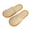 Pantuflas Desechables de Hotel al por Mayor Salón de Belleza Hospitalidad Hotelera de Punta Abierta Todo Incluido B&B Suela Antideslizante Pantuflas de Algodón y Lino