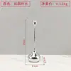 Juego de tres piezas de portavelas de metal plateado electrochapado estilo nórdico con forma de gota de agua para mesa de comedor, recibidor, sala de estar, mueble de vino, decoración de escritorio de oficina