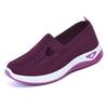 Zapatos de Tela para Mujer Oem Personalizados para Otoño, Zapatos de Tela Transpirables de Suela Suave sin Cordones para Madres de Mediana Edad y Mayores, Zapatos de Tela para Mujer de Talla Grande Transfronterizos