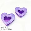 Parche de corazón de amor con estampado de tulipán sonriente, pendientes suaves y bonitos, pulsera, cadena para teléfono móvil, accesorios