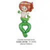 Globos de Muñeca al por Mayor del Fabricante, Globos Mixtos y Combinados, Pequeños Regalos, Película de Aluminio de Dibujos Animados, Puestos Callejeros, Juguetes y Regalos para Niños