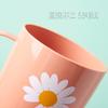 Taza para Lavar Hogar Dormitorio Estudiante Taza con Cepillo Niños Baño Simple Creativo Pareja Set de Tazas para Enjuague Bucal Niños