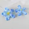 Kit de material DIY para tocado de cabeza de copo de nieve de flor artificial, flores para pasador de pelo, accesorios para el cabello Hanfu, tocados, flores para salón de bodas, flores de seda artificial
