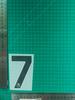 24-25 Premier League Preto (23cm) Pacote Adulto Colecionado A Estampagem de Números e Letras em Jersey Número Pasta para Transferência Térmica