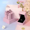 Caja de regalo de empaque para corbata de moño dropshipping para joyería y accesorios, con certificado de inspección y grabado personalizado