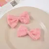 Lindo y Dulce Moño Semi-Terminado DIY Color Caramelo Accesorios para el Cabello de Niñas Tocado Accesorios de Moño Decoración de Flor para Zapatos