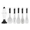 Foguete assento silicone utensílios de cozinha conjunto de seis peças design chinês ferramentas de cozinha para cozinhar traje grande de utensílios de cozinha