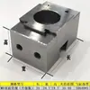 OK accesorio neumático multiestación bloque de sujeción de expansión bidireccional tornillo de banco de sujeción lateral fija lateral CNC
