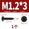Tornillos Autorroscantes Redondos con Cabeza de Cruz Pwa Niquelados Negros con Arandela M2M2.6M3M4M5Mm