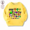 Caja de Ritmos Sprunki Juego Musical Periférico Ropa Sudadera de Algodón y Felpa para Niños Top Casual 9