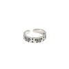 Anillo de Plata de Ley S925 Mariposa para Mujer, Anillo de Plata Ajustable Estilo Coreano, Estilo Minimalista Trendy Retro, Popular en Xiaohongshu