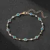 Novo acessório personalizado AliExpress Amazon de venda quente transfronteiriço pulseira de cristal colorida elegante para mulheres, combina com tudo, moda
