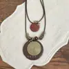 Nuevo Estilo Chino Retro Estilo Étnico Colgante Largo para Mujer Nicho Versátil Apilable Moda Coreana Tendencia Accesorios Collar