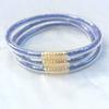 Venta Caliente Pulsera de Piedra de Nacimiento de Silicona de 3 Capas Traje de Cinta Pulsera de Diamante Roto con Lazo para Mujer Venta Directa de Fábrica