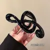 Presilha de cabelo flor de acetato simples e elegante para mulheres, novo modelo 2026, presilha para a parte de trás da cabeça, grampo para meio rabo de cavalo, presilha de tubarão