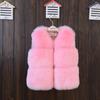 Novedad Otoño e Invierno 2026 Chaleco de Piel Sintética para Niños Abrigo Corto de Algodón Engrosado Ropa de Abrigo de Piel Sintética Venta al por Mayor Transfronteriza 6