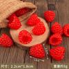 Simulación frambuesa miniatura fresa mora modelo diy juego de comida accesorios de utilería de frutas decoración de pasteles venta caliente transfronteriza