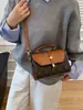 Bolsa de Mão Feminina Versátil Retro Moda Grande Capacidade Versátil para o Dia a Dia Bolsa de Ombro Tendência Bolsa Transversal de Alto Padrão Presbiopia