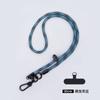 Cordão para Celular Pendurado no Pescoço Transversal 8mm Tira Trançada Corda Curta para Pulso Capa de Celular Cadeia de Cordão Atacado Fábrica