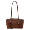 Nova Bolsa Versátil para o Dia a Dia de Outono Estampa de Leopardo Elegante Grande Capacidade Bolsa Tote Versátil Textura da Moda Bolsa de Mão Bolsa de Ombro