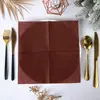 Servilletas Desechables de Color Sólido Cálido Simples Exclusivamente para Comercio Electrónico Transfronterizo, Adecuadas para Decoraciones de Fiesta de Acción de Gracias y Halloween